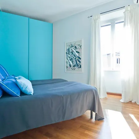 公寓 Porta Portese Colorful Flat